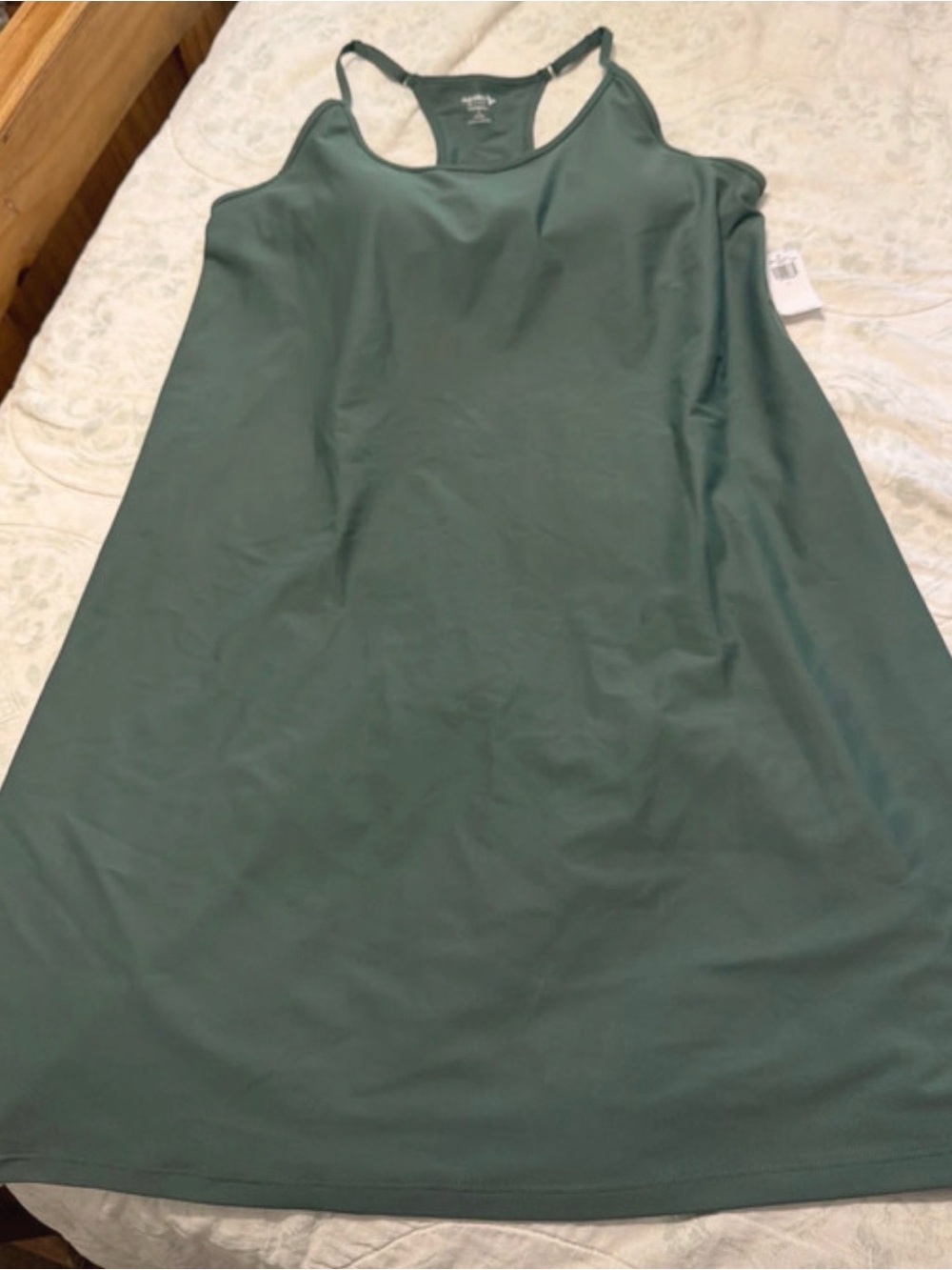 Forest Green Racerback Tank Dress